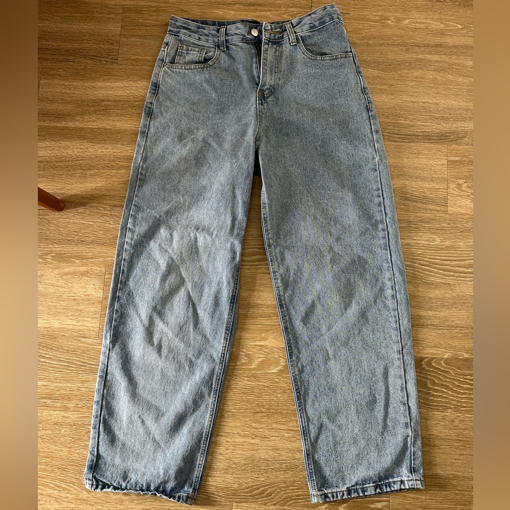 Princess Polly (Lioness) High Waisted Wide Leg Jeans - Picture 2 of 4